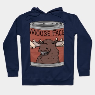 Can o' Moose Face Hoodie